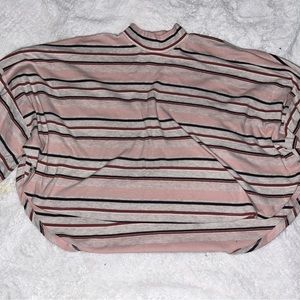 Unique free people long sleeve turtle neck cropped sweater, size extra small